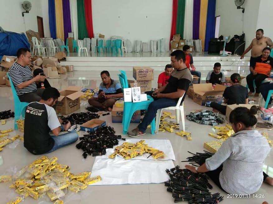 KPU Kabupaten Kupang Sortir 4.575 Kotak Suara