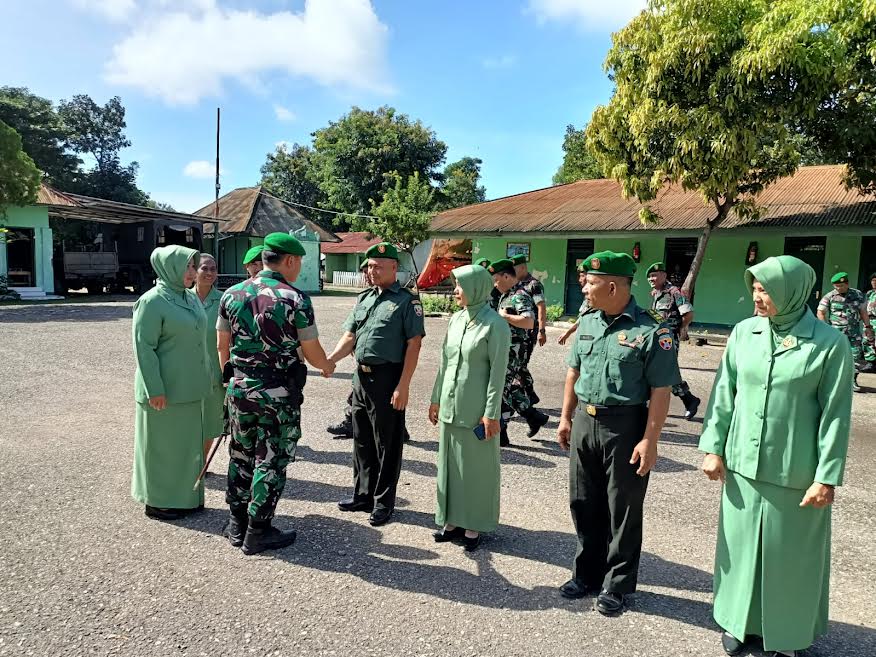 21 Anggota Kodim 1605/Belu Naik Pangkat
