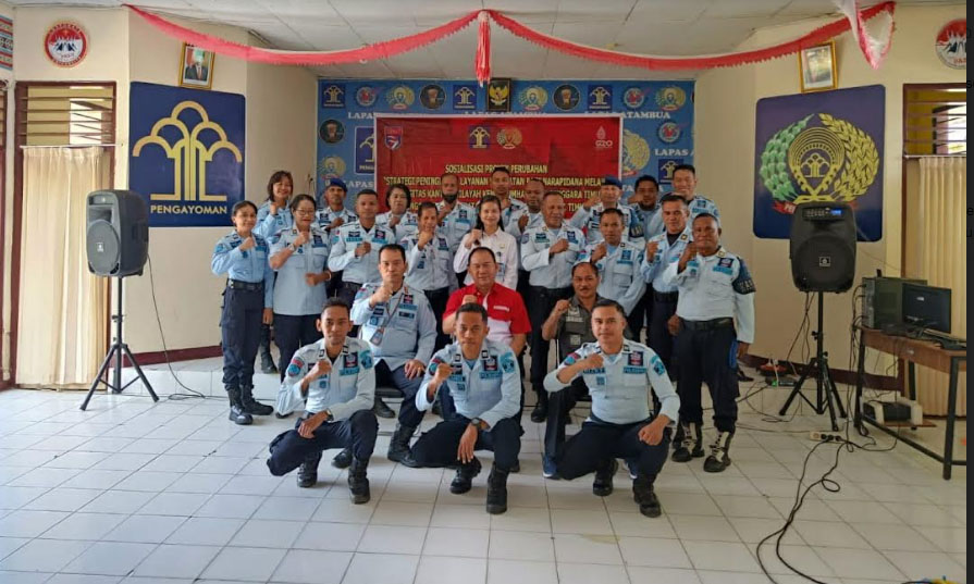 Pegawai Lapas Atambua Dapat Penguatan dari Kadivpas