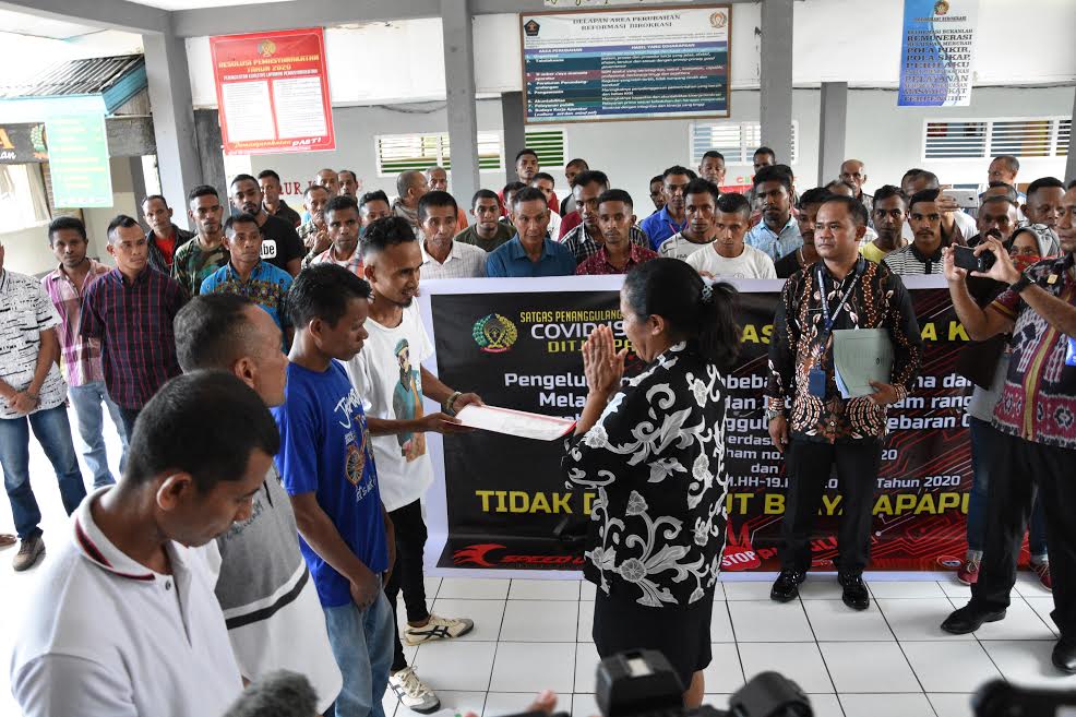 Cegah Penyebaran Corona di Lapas dan Rutan, Kemenkumham NTT Bebaskan 160 Narapidana dan Anak