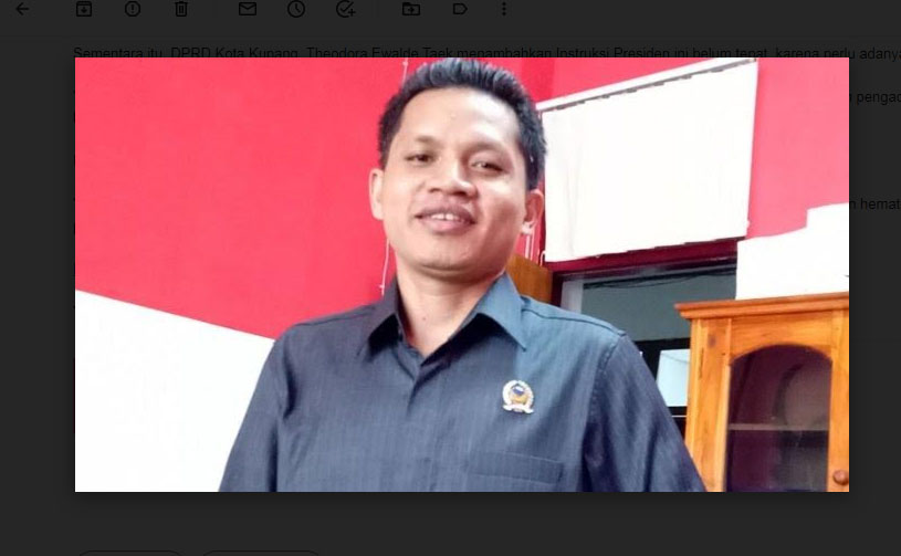 Anggota DPRD Kota Kupang Yuven Tukung Minta Pemkot Kupang Optimalkan Fasilitas di Pasar- Pasar