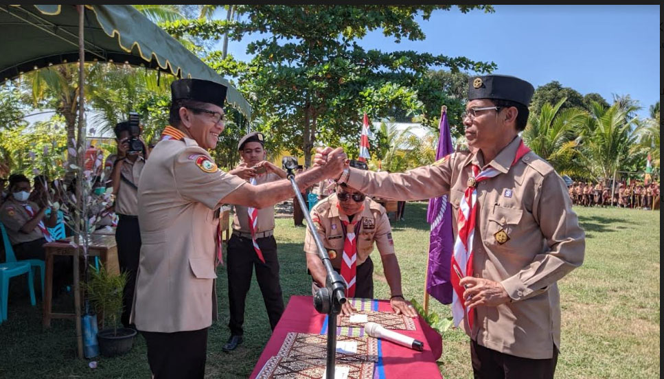 Kwarda Pramuka NTT Lantik Ketua Kwarcab Malaka dan Pengurusnya