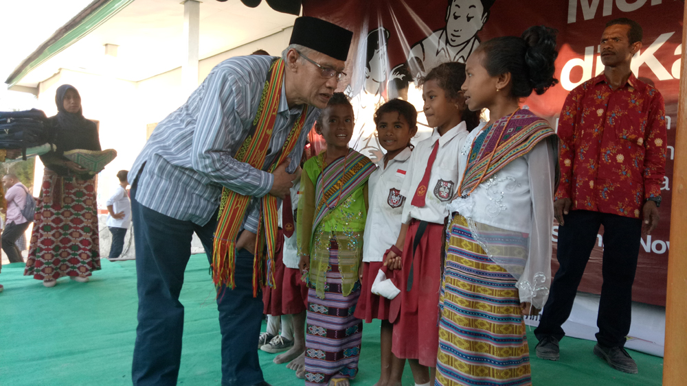 Haidar Nahsir Resmikan SD Muhammadiyah Tliu di Amanuban Timur