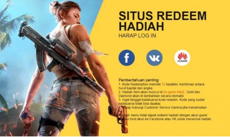 Kode Redeem Free Fire Hari Ini 23 Desember 2020, Buruan Tukar Kode Redeem FF Terbaru