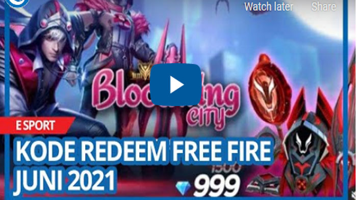 Kode Redeem FF 25 Juni 2021, Buruan Tukar Kode Redeem Free Fire Terbaru
