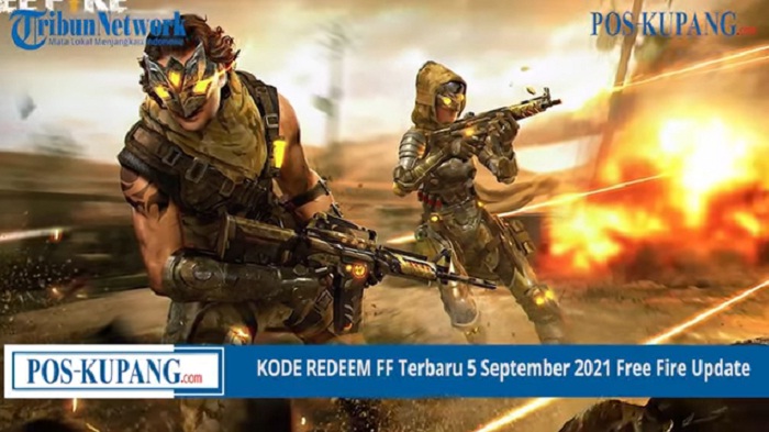 Update Kode Redeem FF 5 September 2021, Klaim Di Laman reward.ff.garena.com/id