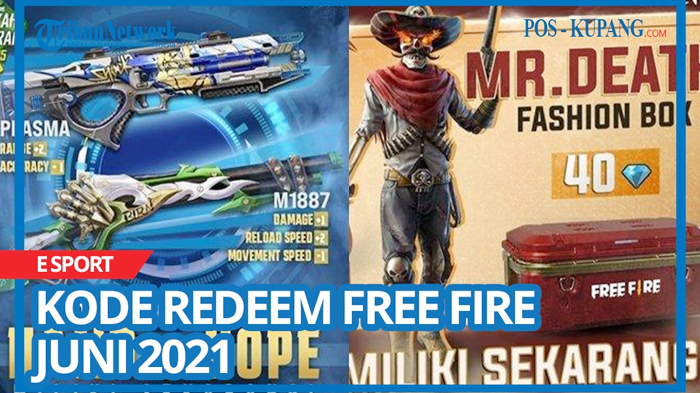 Kode Redeem FF Hari Ini 29 Juni 2021, Buruan Tukar Kode Redeem Free Fire Terbaru dan Belum Digunakan