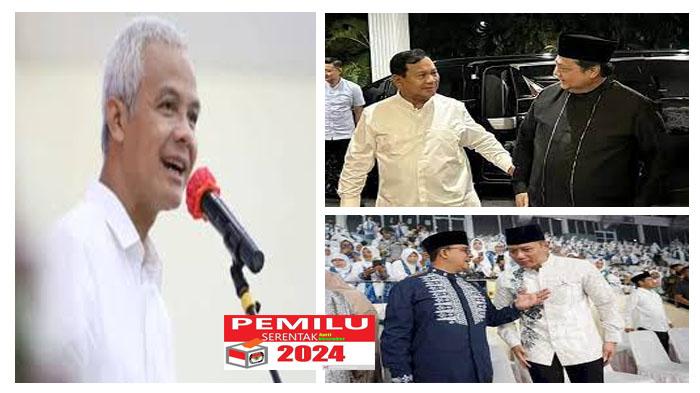 Ganjar Pranowo Pimpin Hasil Survei, Elektabilitas Melonjak Pasca Dideklarasikan PDIP dan PPP