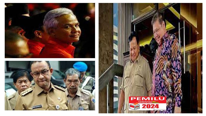 Elektabilitas Prabowo Makin Moncer, Perlahan Gusur Ganjar Pranowo Lalu Tinggalkan Anies Baswedan