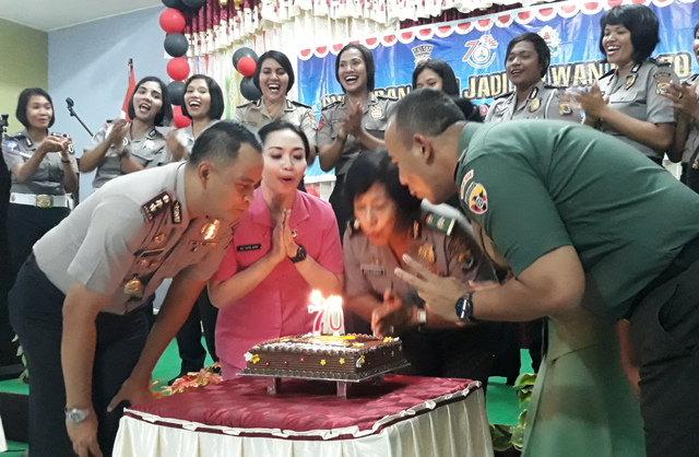 Erna Romakia Pamit Pensiun di HUT ke-70 Polwan Tahun 2018