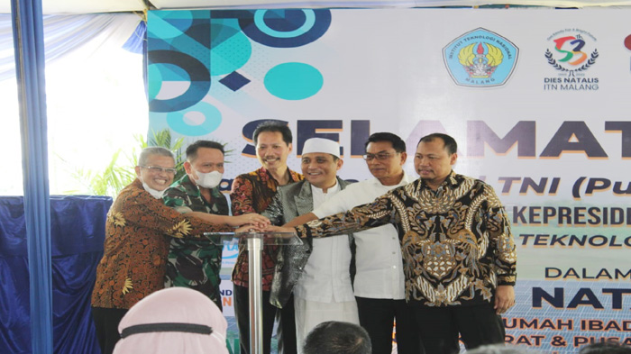 Dies Natalis ke-53 ITN Malang Resmikan PLTS Skala Kampus Terbesar di Pulau Jawa dan 3 Tempat Ibadah