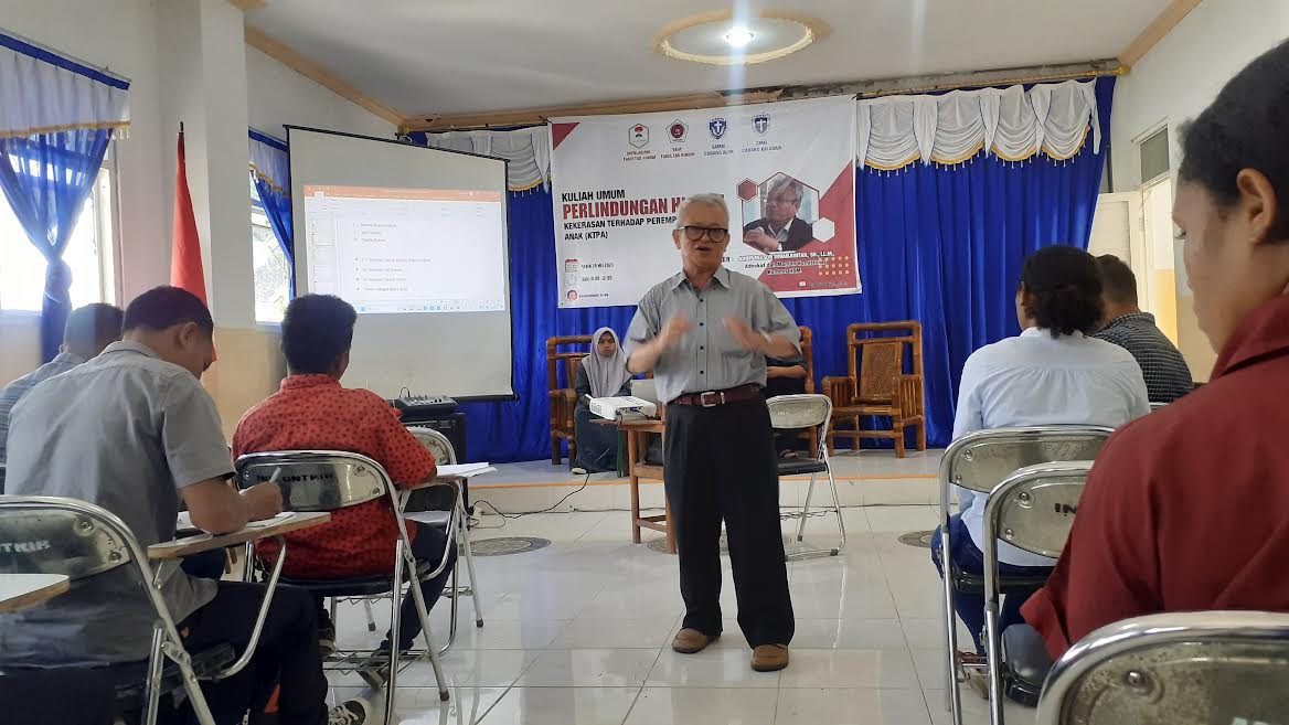 Johny Simanjuntak Beri Kuliah Umum di Fakultas Hukum Universitas Tribuana Alor