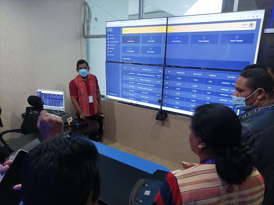 Rombongan Kadis Kominfo dan Pimpinan DPRD se-NTT Visitasi ke Command Center Kantor Walikota Kupang