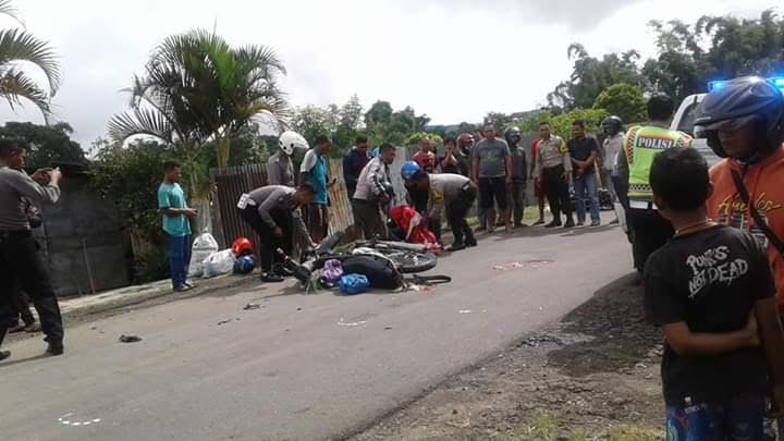 Laka di Ruteng, Pengendara Motor Terkapar di Jalan