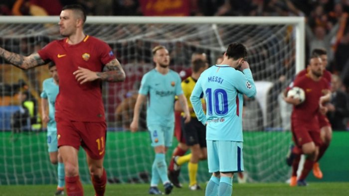 Barcelona Kalah Telak 0-3, Ini Hal-hal yang Membuat As Roma Menang