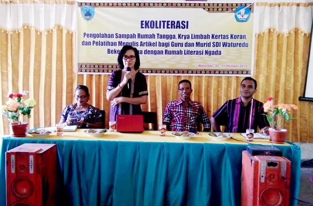 SDI Waturedu dan Rumah Literasi Cermat Ngada Adakan Kegiatan Ini Di Mbay