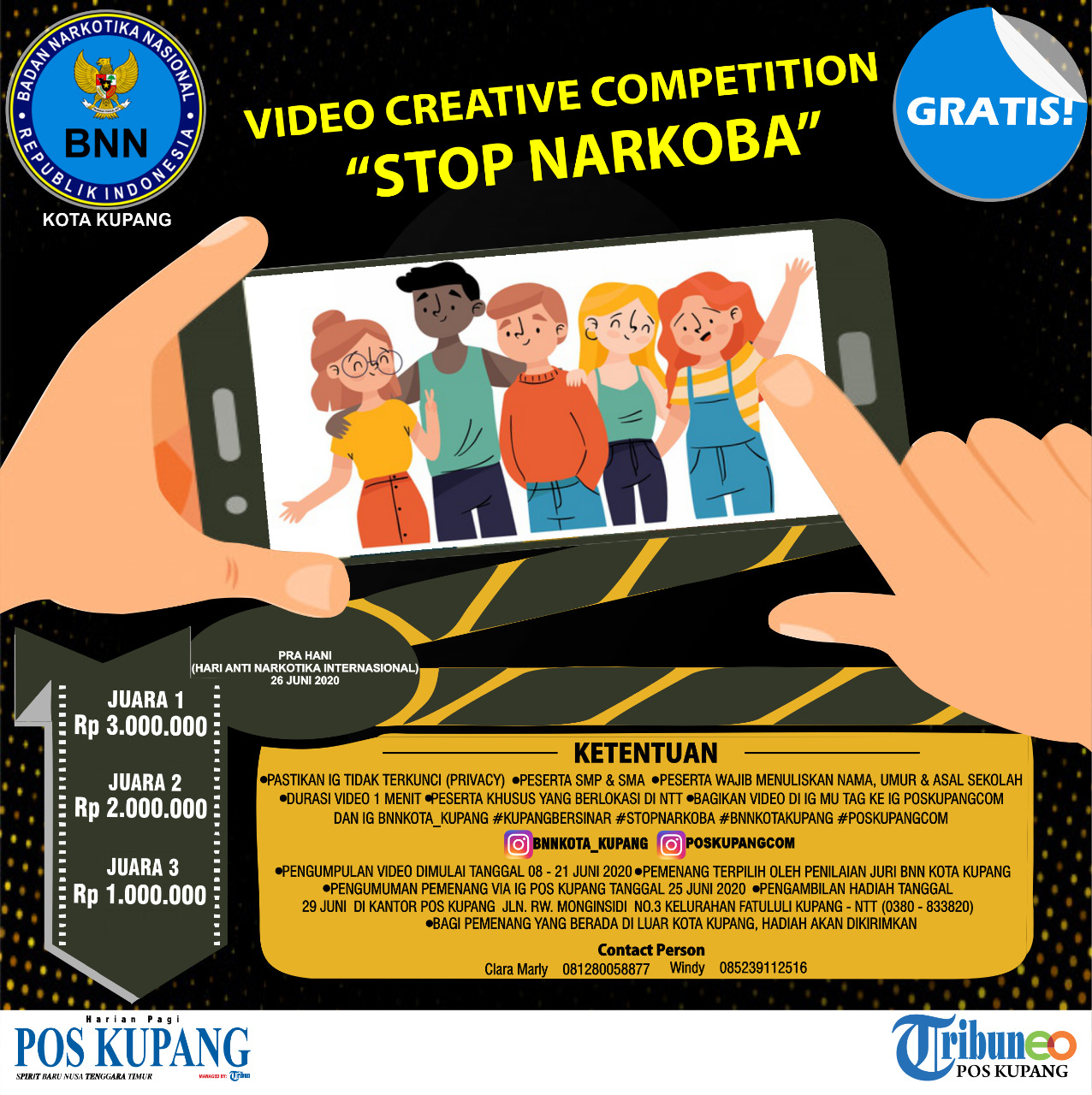 Anggota DPRD Kota Kupang Bilang Jangan Lihat Hadiah Lomba Video Anti Narkoba, Tapi Lihat Hal Ini