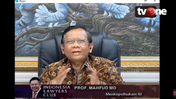 Diskusi ILC Tadi Malam di TvOne, Mahfud MD Ungkap Alasan Pembubaran Acara KAMI dan Gatot Nurmantyo