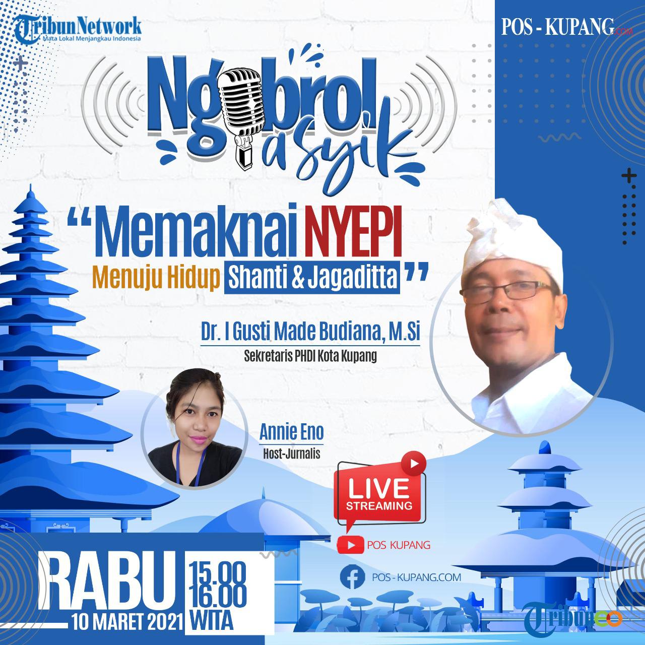 Maknai Nyepi Umat Hindu di Tengah Pandemi Covid-19, PHDI Kota Kupang Minta Umat Hindu Patuhi Prokes