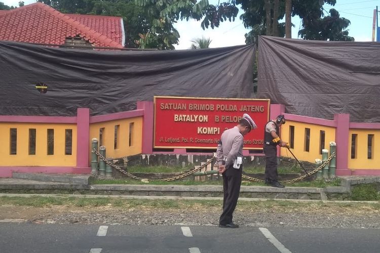 Mako Brimob Purwokerto Ditembak Orang Tak Dikenal, Tim Labfor Olah TKP