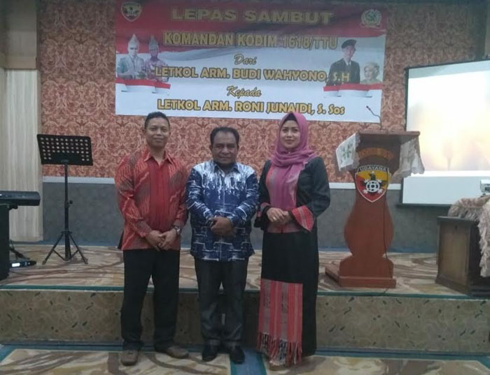 Letkol Arm. Roni Junaidi Jabat Dandim 1618/TTU