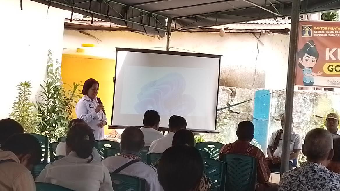 Penyuluhan Hukum Keliling, Kanwil Kemenkumham NTT Ajak Warga Daftarkan HAKI