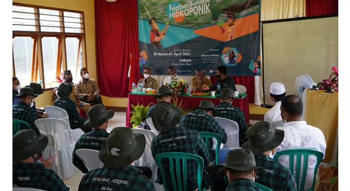 Masyarakat Desa Golo Bilas Sambut Baik Pelatihan Hidroponik yang Digelar BOPLBF