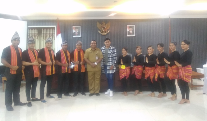 Memukau, Penampilan Tarian Bonet oleh Bagian Protokol Sekda Kota Kupang