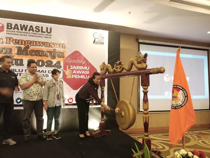 NTT Memilih, Bawaslu RI Lounching Aplikasi Jarimu Awasi Pemilu