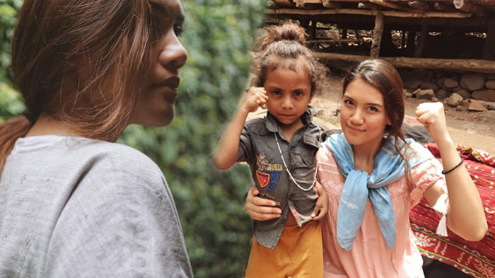 Penampilan Artis Ini Saat Berlibur di Alor Kebanjiran Pujian Netizen. Netter: Kearifan Lokal!