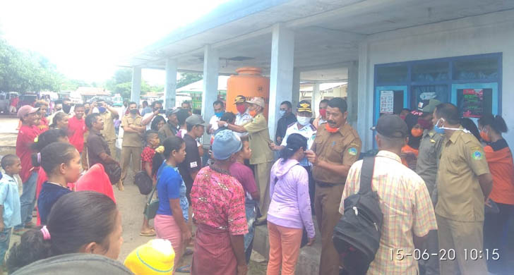 New Normal, Masyarakat Matim Wajib Pakai Masker, Gugus Tugas Covid-19 Bagikan Ribuan Masker