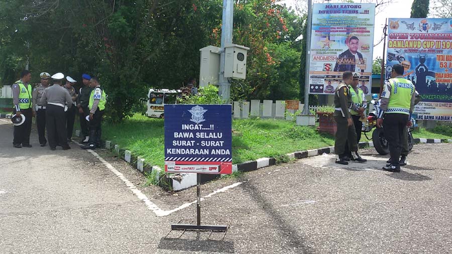 TNI/POLRI dan Dishub Tangkap Pengendara Nakal