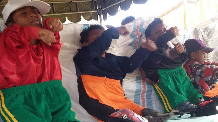 Donatus Bahagia Bakat Seni Muridnya Dipuji