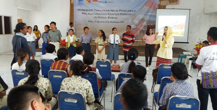 Para Pelajar Antusias Ikuti Workshop Nilai Pancasila