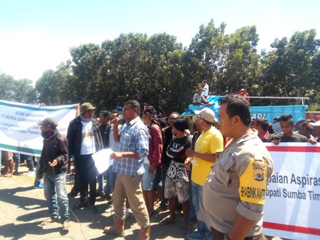 Ratusan Pekerja Demo Dukung PT.MSM