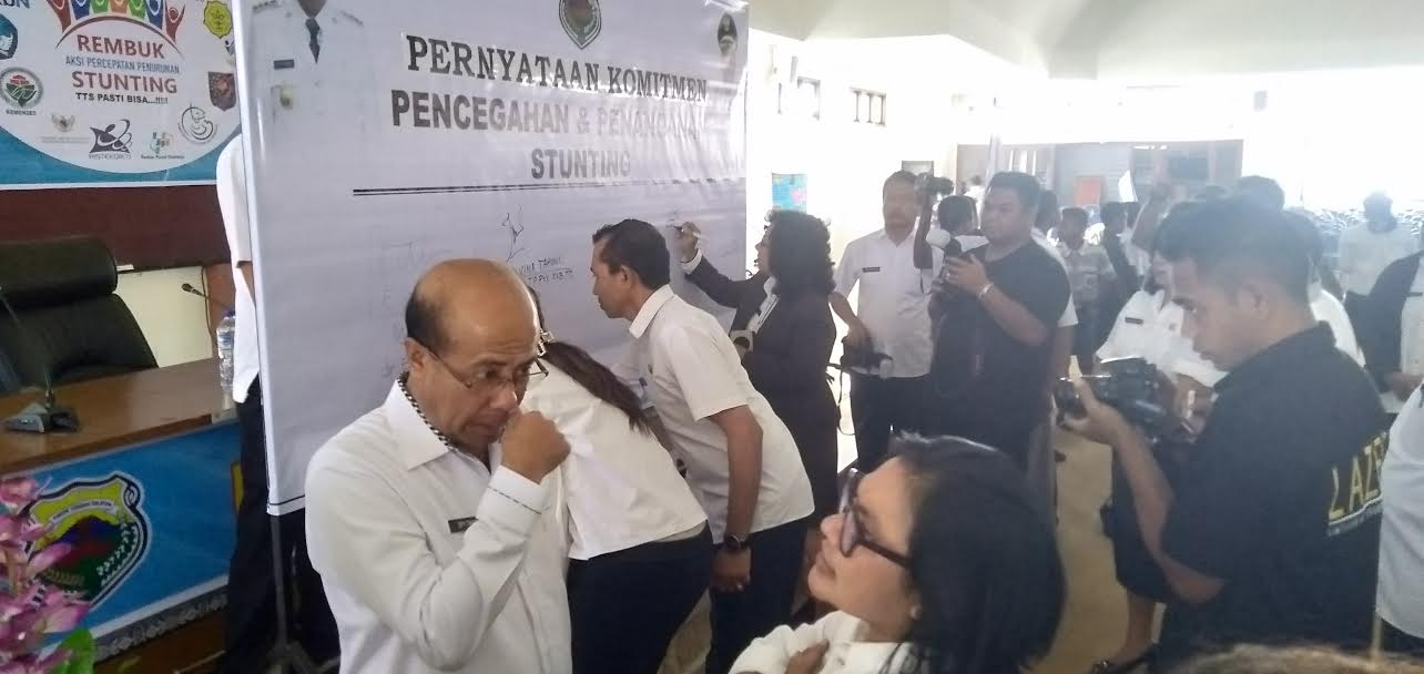 Kades dan Camat di TTS Siap Sukseskan Program Percepatan Penurunan Angka Stunting