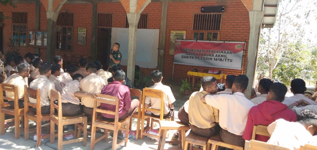 Kodim 1618 Kabupaten TTU Sosialisasi Penerimaan Calon Prajurit TNI AD