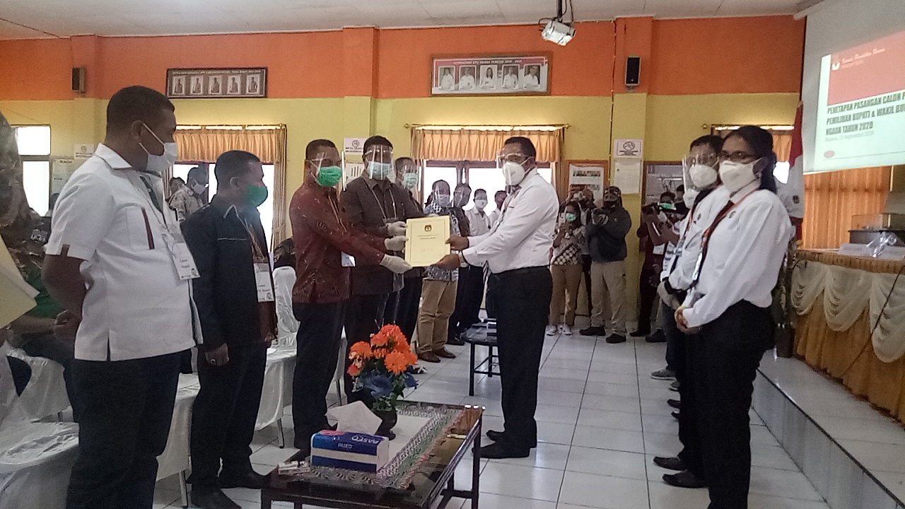KPU Ngada Tetapkan Paslon Pilkada Ngada 2020
