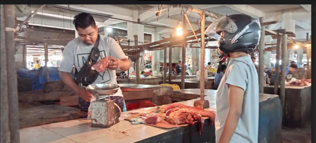 Jelang Nataru, Harga Daging sapi Masih Normal di Pasar Kasih Kota Kupang