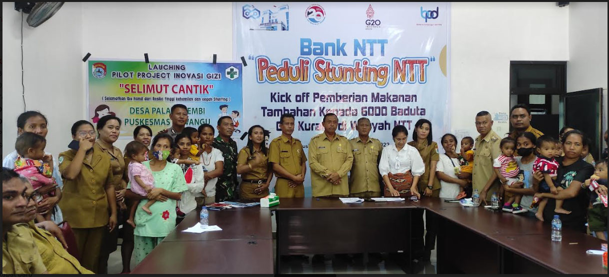 177 Batita di Sumba Timur Dapat Intervensi Program Bank NTT Peduli Stunting