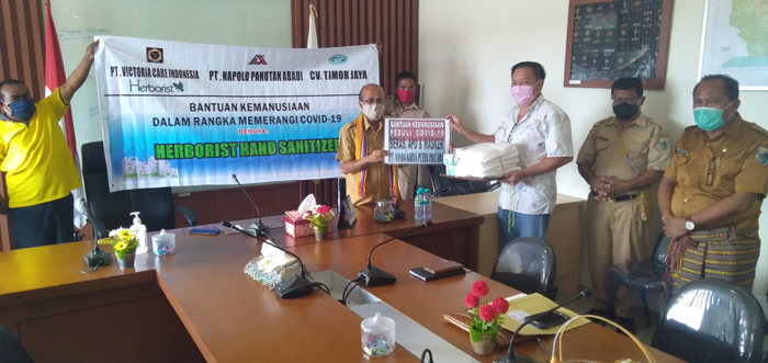 Pemda TTS Dapat Bantuan APD dari PT Nanda Putra Pratama