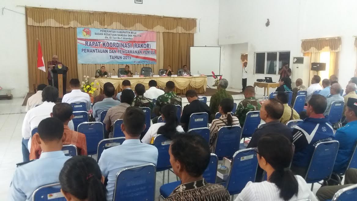 Pemkab Belu Gelar Rakor Pengamanan Pemilu