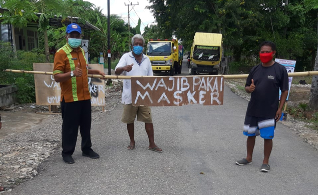 Pemkab Malaka Siagakan Petugas di Jalur Utama Tertibkan Warga untuk Wajib Gunakan Masker