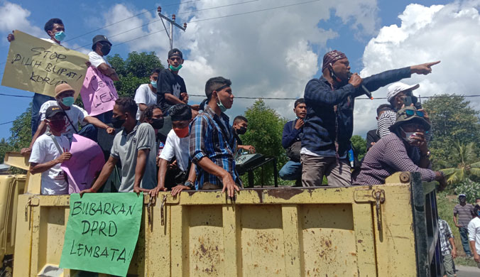 Alasan 3 Pimpinan DPRD Lembata Tak Hadir Saat Unjuk Rasa Aliansi Rakyat Lembata Bersatu InginDialog