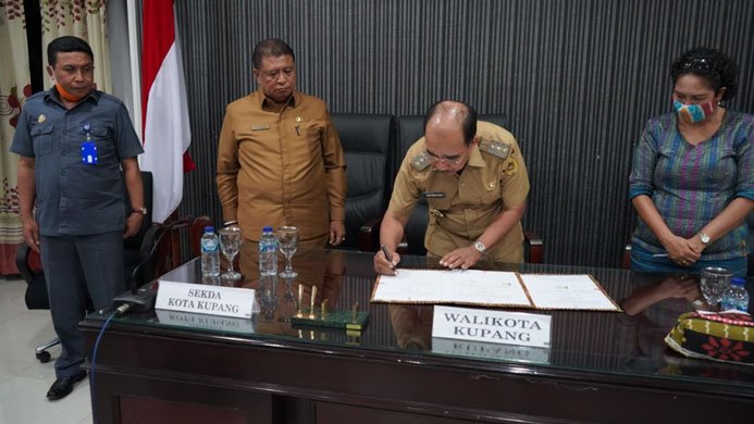 Pengelolaan Sumur Bor, Pemkot Kupang Jalin Kesepakatan Bersama Dengan Sinode GMIT