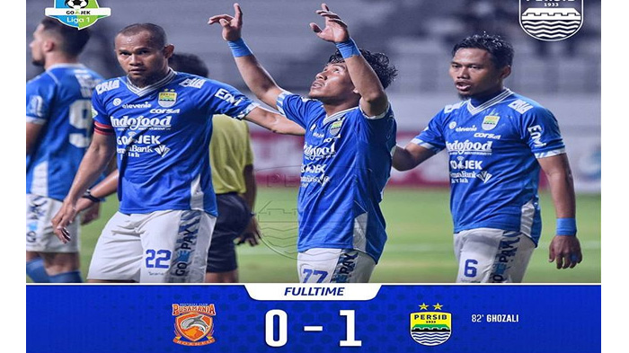 Persib Bandung Makin Kokoh di Puncak Klasemen Setelah 1-0 Atas Borneo FC