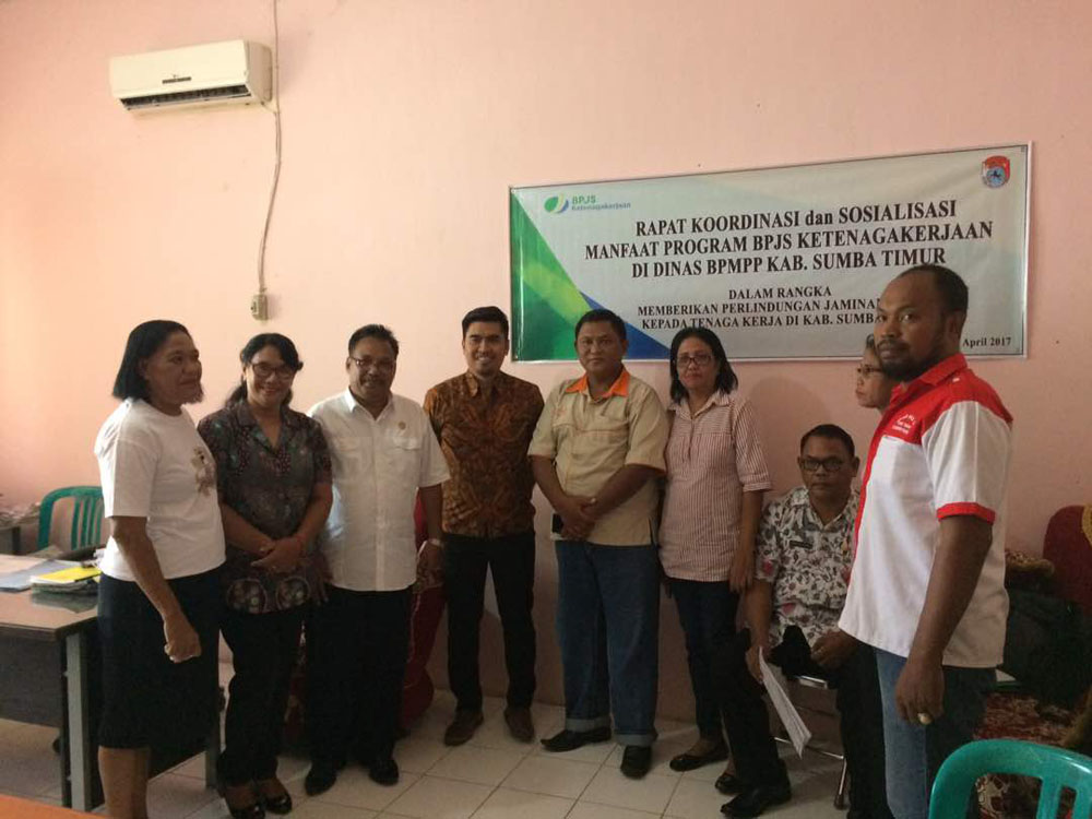 962 Naker di Sumba Timur Sudah Menjadi Peserta BPJS Ketenagakerjaan