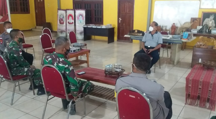 Pimpinan Polri dan TNI Temui Kedua Paslon di Malaka