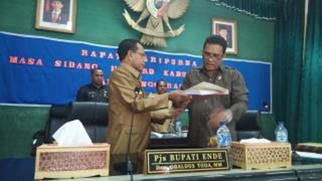 Interupsi Warnai Sidang LKPJ Bupati Ende, DPRD Ende Nilai Hanya Normatif