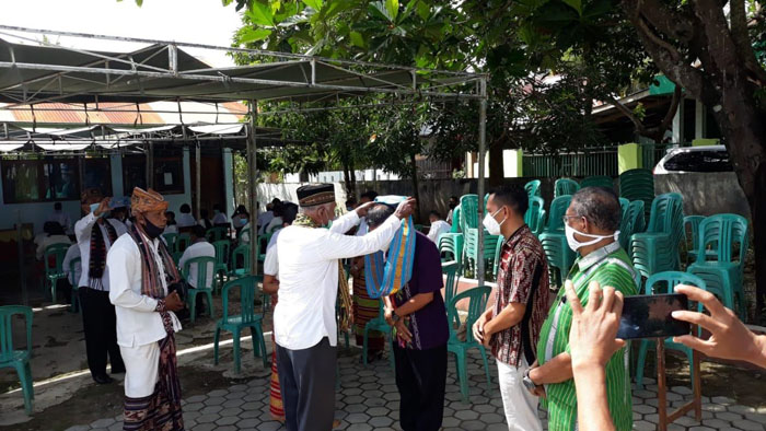 Plt Camat Maulafa Lantik Badan Pengurus LPM, RT dan RW Kelurahan Penfui Periode 2021-2023